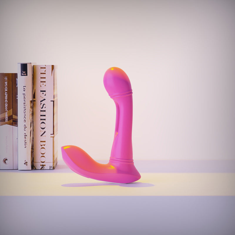 Female masturbation toy vibrator G-spot slap sex toys wear female orgasm licking device