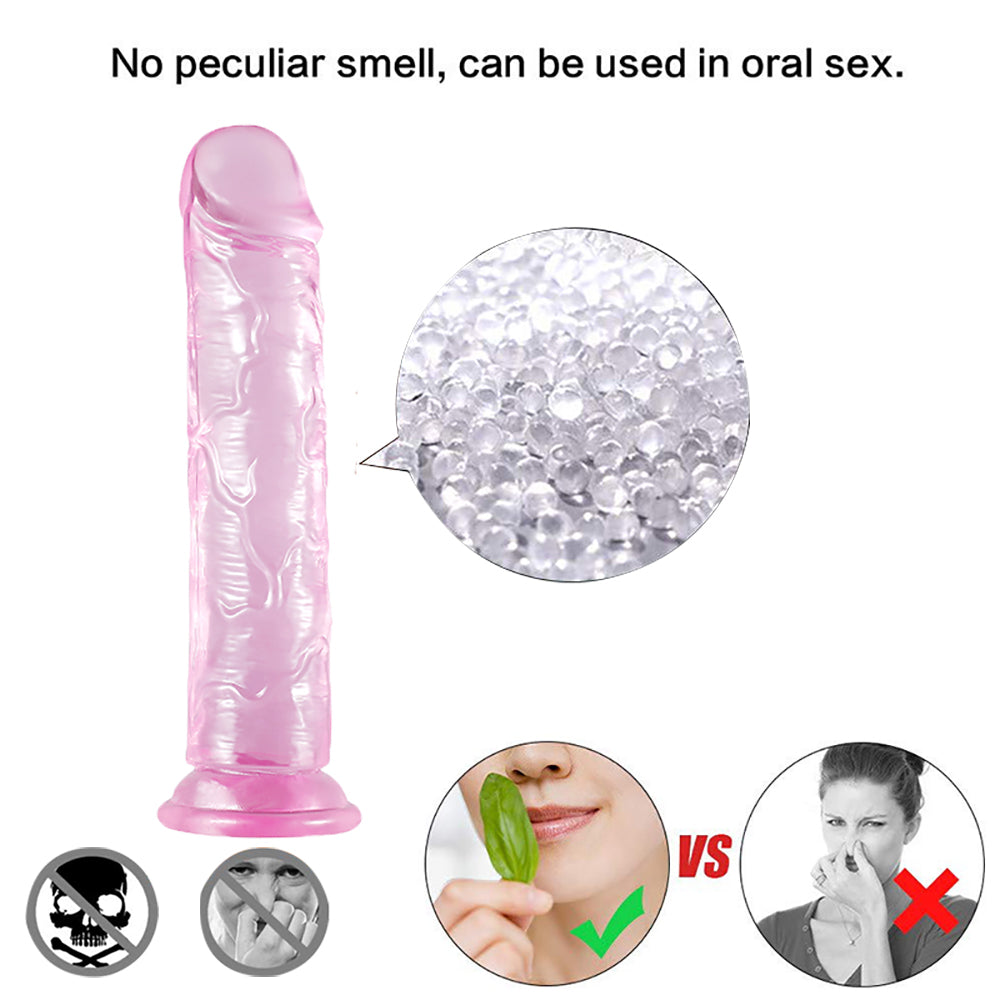 New eggless pink TPE penis mini artificial dildo Female masturbator adult products