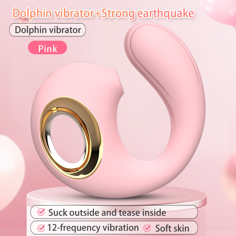 GC Dolphin Vibrator Suck vibrator Electric female masturbation massage adult sex toys