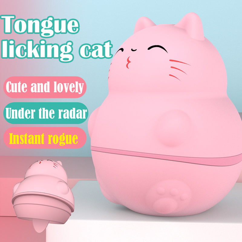 Tongue licking cat jumping egg cute soft cute super static vibrator sound dormitory available sex toys female masturbator adult