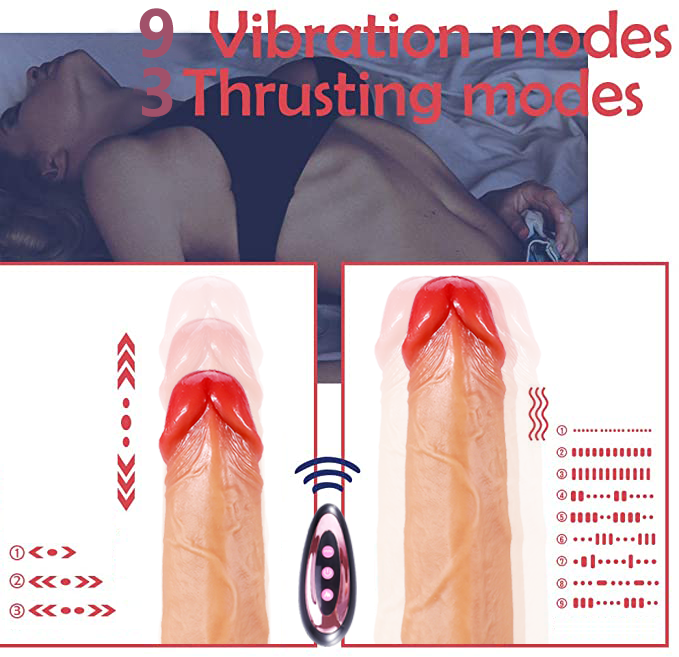 Artificial dildo silicone telescopic swing vibration female masturbator adult sex toys