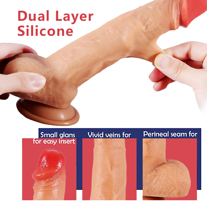 Artificial dildo silicone telescopic swing vibration female masturbator adult sex toys