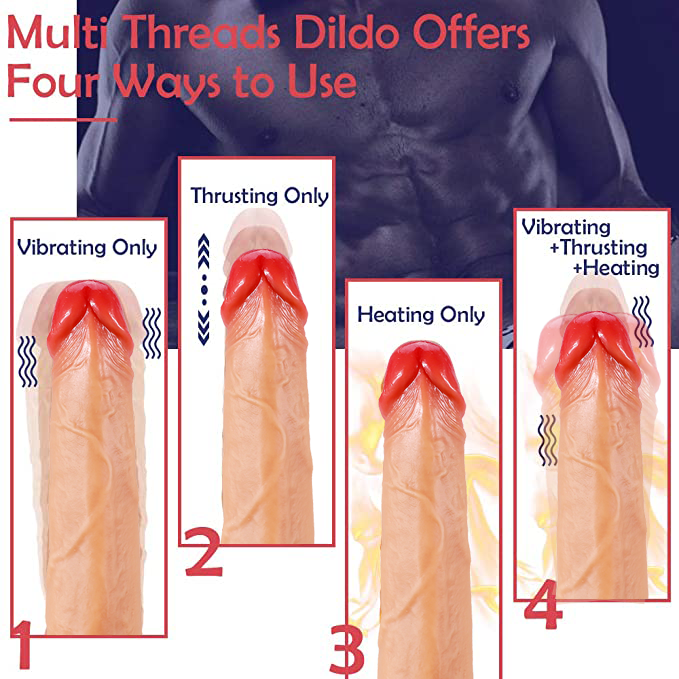 Artificial dildo silicone telescopic swing vibration female masturbator adult sex toys