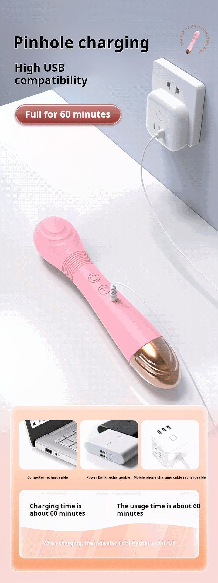 High appearance level female adult toy vibrator - God of Love