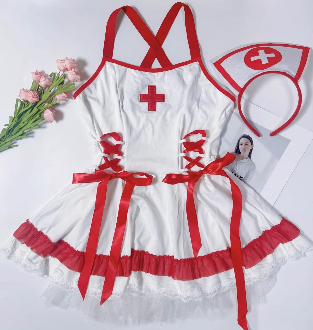 new erotic lingerie sexy female cosplay nurse erotic uniform erotic set