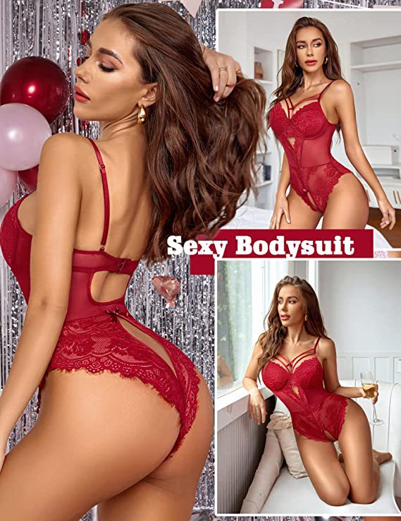 new erotic lingerie sexy women's lace mesh printed onesie erotic suit