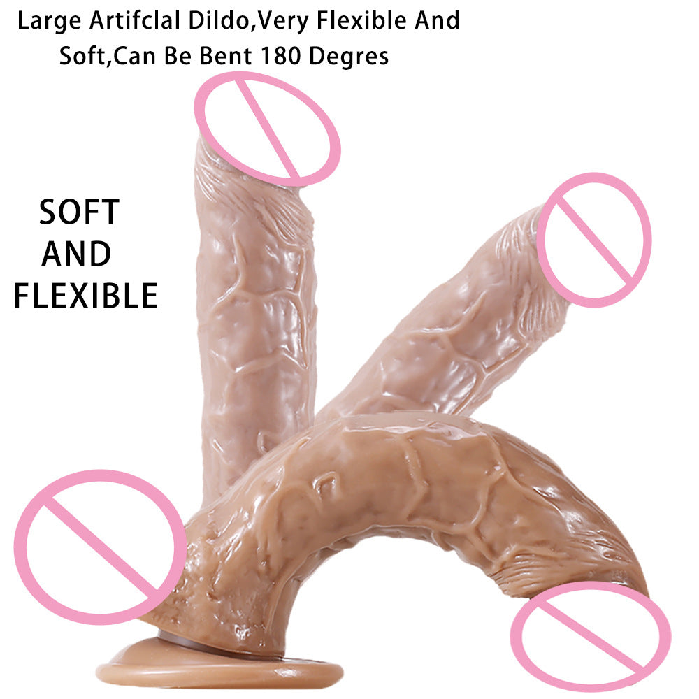 Realistic Dildos,enlarged Duke imitation phallus, PVC women's appliances, adult sex toys